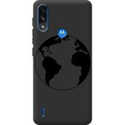 Черный чехол BoxFace Motorola E7i Power Earth