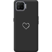 Черный чехол BoxFace OPPO A73 My Heart
