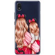 Прозрачный чехол BoxFace ZTE Blade L210 Mouse Girls