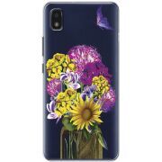 Прозрачный чехол BoxFace ZTE Blade L210 My Bouquet