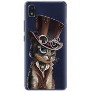 Прозрачный чехол BoxFace ZTE Blade L210 Steampunk Cat