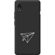 Черный чехол BoxFace ZTE Blade L210 Paper Plane