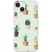 Чехол BoxFace Apple iPhone 14 Plus L-green Cacti