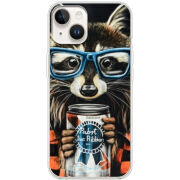 Чехол BoxFace Apple iPhone 14 Plus Енот с банкой