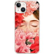 Чехол BoxFace Apple iPhone 14 Plus Girl in Flowers