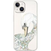 Прозрачный чехол BoxFace Apple iPhone 14 Plus Swan