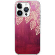 Чехол BoxFace Apple iPhone 14 Pro Max Gold Leaves