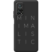 Черный чехол BoxFace Xiaomi Mi 10T / Mi 10T Pro Minimalistic