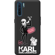 Черный чехол BoxFace OPPO A91 For Karl