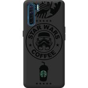 Черный чехол BoxFace OPPO A91 Dark Coffee