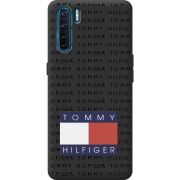 Черный чехол BoxFace OPPO A91 Tommy Print