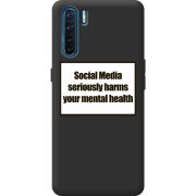 Черный чехол BoxFace OPPO A91 