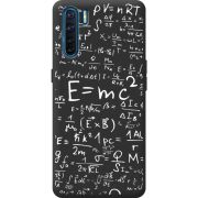 Черный чехол BoxFace OPPO A91 E=mc2