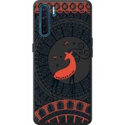 Черный чехол BoxFace OPPO A91 Ornament