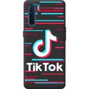Черный чехол BoxFace OPPO A91 Tik Tok