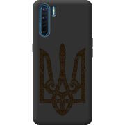 Черный чехол BoxFace OPPO A91 Ukrainian Trident
