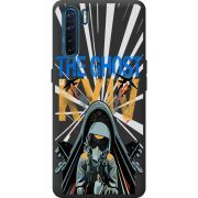 Черный чехол BoxFace OPPO A91 Привид Києва в дії