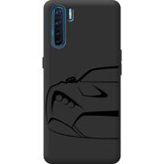 Черный чехол BoxFace OPPO A91 Sportcar
