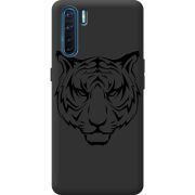 Черный чехол BoxFace OPPO A91 Tiger