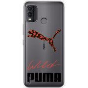 Прозрачный чехол BoxFace Nokia G11 Plus Wild Cat