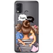 Прозрачный чехол BoxFace Nokia G11 Plus Super Mama