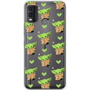 Прозрачный чехол BoxFace Nokia G11 Plus Pattern Baby Yoda