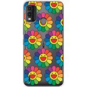 Прозрачный чехол BoxFace Nokia G11 Plus Hippie Flowers