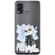 Прозрачный чехол BoxFace Nokia G11 Plus Cat Style
