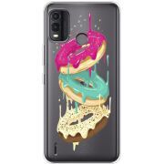 Прозрачный чехол BoxFace Nokia G11 Plus Donuts