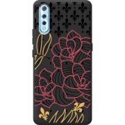 Черный чехол BoxFace Vivo V17 Neo FranceFlowers