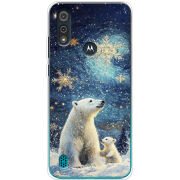 Чехол BoxFace Motorola E6i Північні ведмеді
