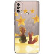 Прозрачный чехол BoxFace Motorola E40 Little Prince