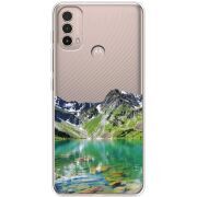 Прозрачный чехол BoxFace Motorola E40 Green Mountain