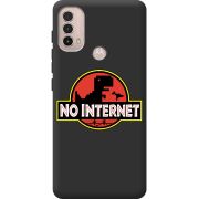 Черный чехол BoxFace Motorola E40 No Internet