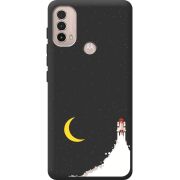 Черный чехол BoxFace Motorola E40 Meet The Stars