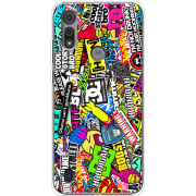 Чехол BoxFace Motorola E6S Multicolored Inscriptions
