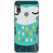 Чехол BoxFace Motorola E6S Green Owl