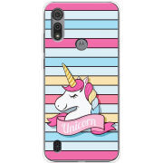 Чехол BoxFace Motorola E6S Unicorn
