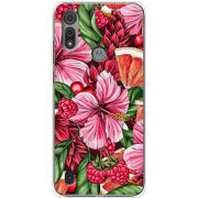 Чехол BoxFace Motorola E6S Tropical Flowers