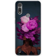 Чехол BoxFace Motorola E6S Exquisite Purple Flowers