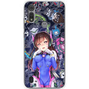 Чехол BoxFace Motorola E6S Overwatch D.VA