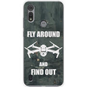 Чехол BoxFace Motorola E6S Дрон Fly Around