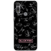 Чехол BoxFace Motorola E6S Blackpink автограф