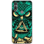 Чехол BoxFace Motorola E6S Masonic Owl