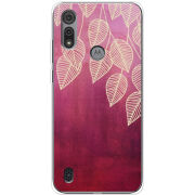 Чехол BoxFace Motorola E6S Gold Leaves