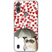 Чехол BoxFace Motorola E6S Raining Hearts