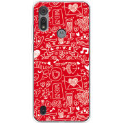 Чехол BoxFace Motorola E6S Happy Valentines