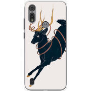 Чехол BoxFace Motorola E6S Black Deer