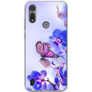 Чехол BoxFace Motorola E6S Orchids and Butterflies