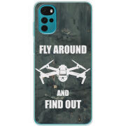 Чехол BoxFace Motorola G22 Дрон Fly Around
